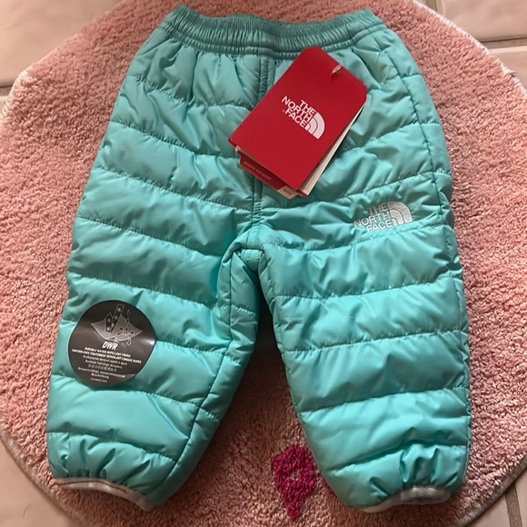 The North Face Other - NWT THE NORTH FACE 3-6 mint blue inf rev perrito pant